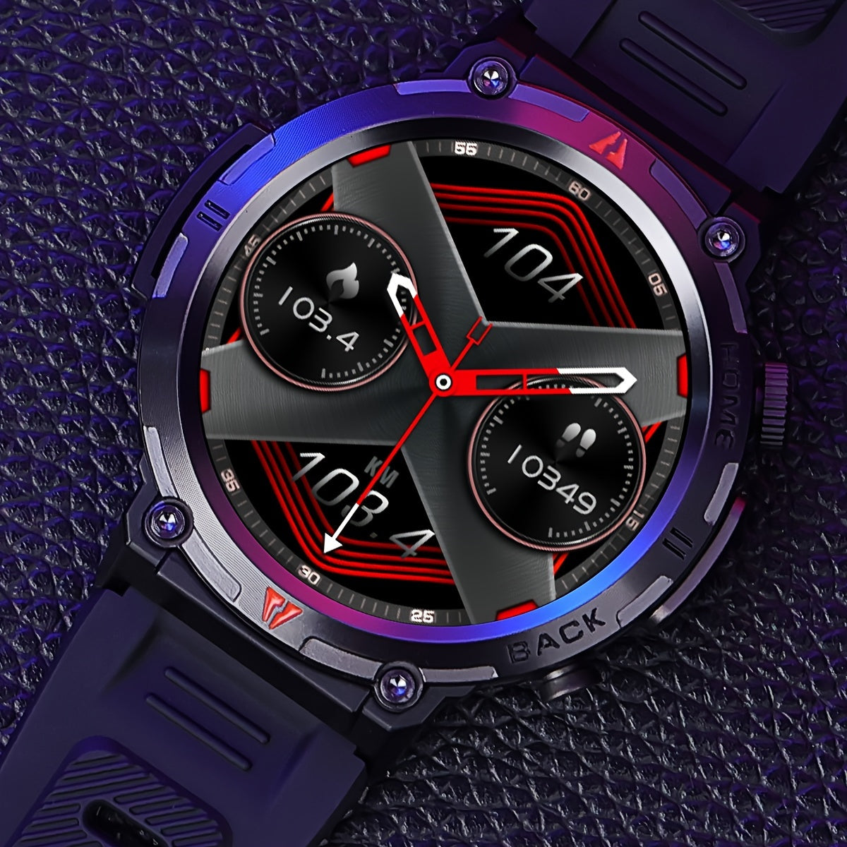 Chrono elite store-Men's Multi-Functional Compatible with Android Devices Watch