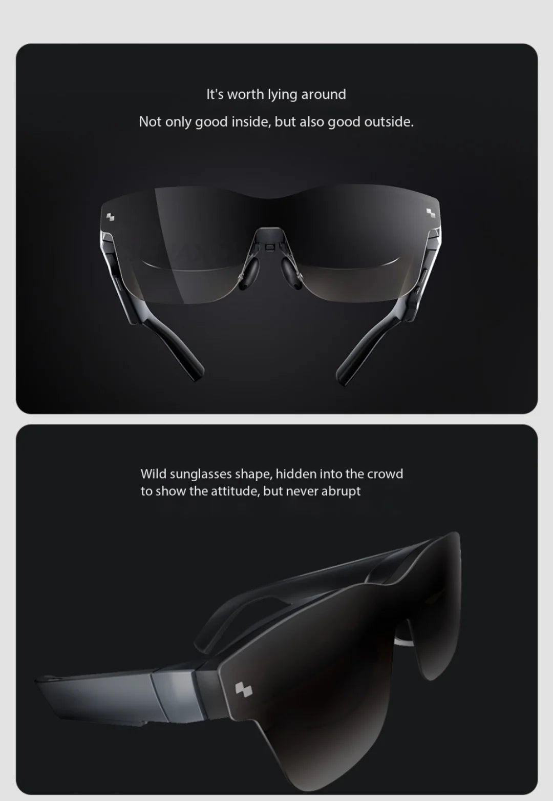 Chrono elite store - TCL Rayneo Air 2S Smart AR Glasses HD Giant Screen Viewing Glasses 1080P HD  Giant Screen Portable XR Glasses Overseas version